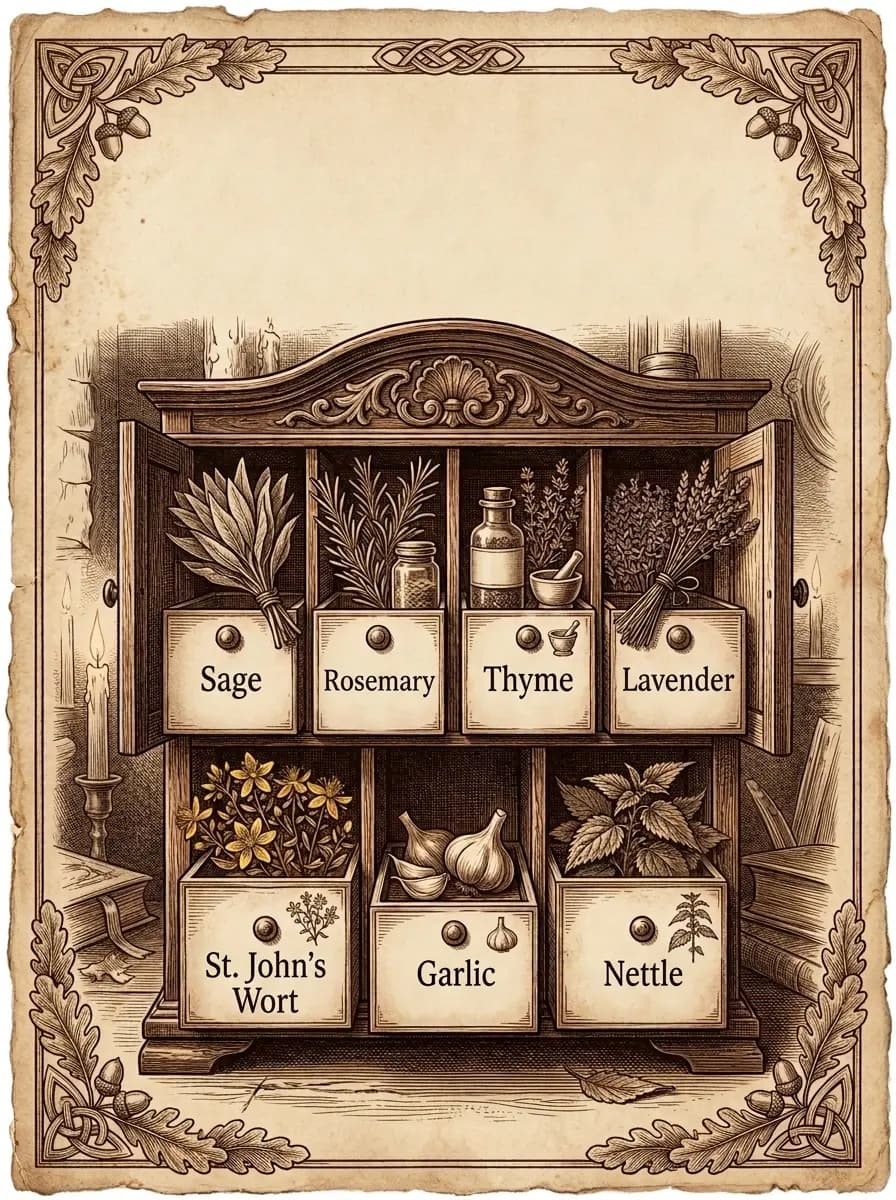 7 Protective Herbs for Halloween: From Folklore to Pharmacopoeia