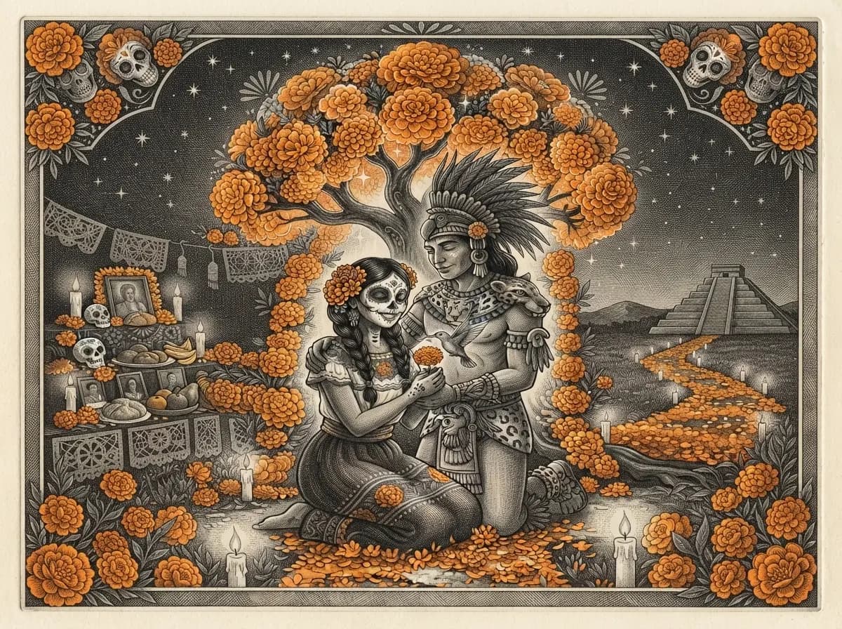The Flower of Día de Muertos: Cempasúchil